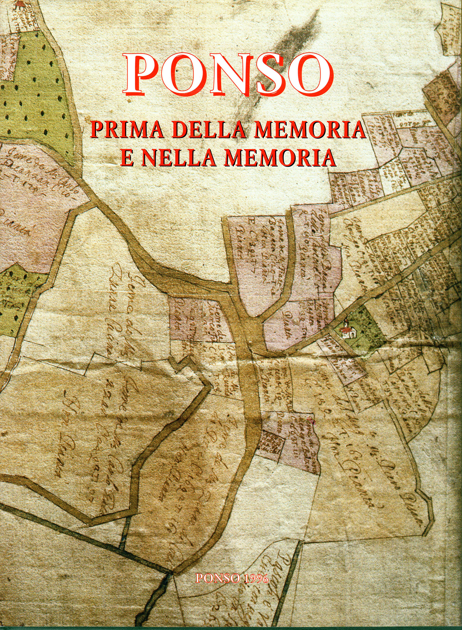 Ponso-mappale Mappa di Ponso